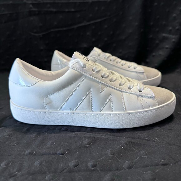 Steve Madden McKayla Womens Size 6 Sneakers Leather Upper White & Suede Tip - Picture 1 of 8